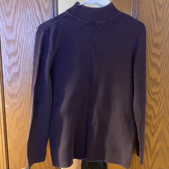Great Northwest Purple Turtle Neck Sweater - Picture 2 of 3